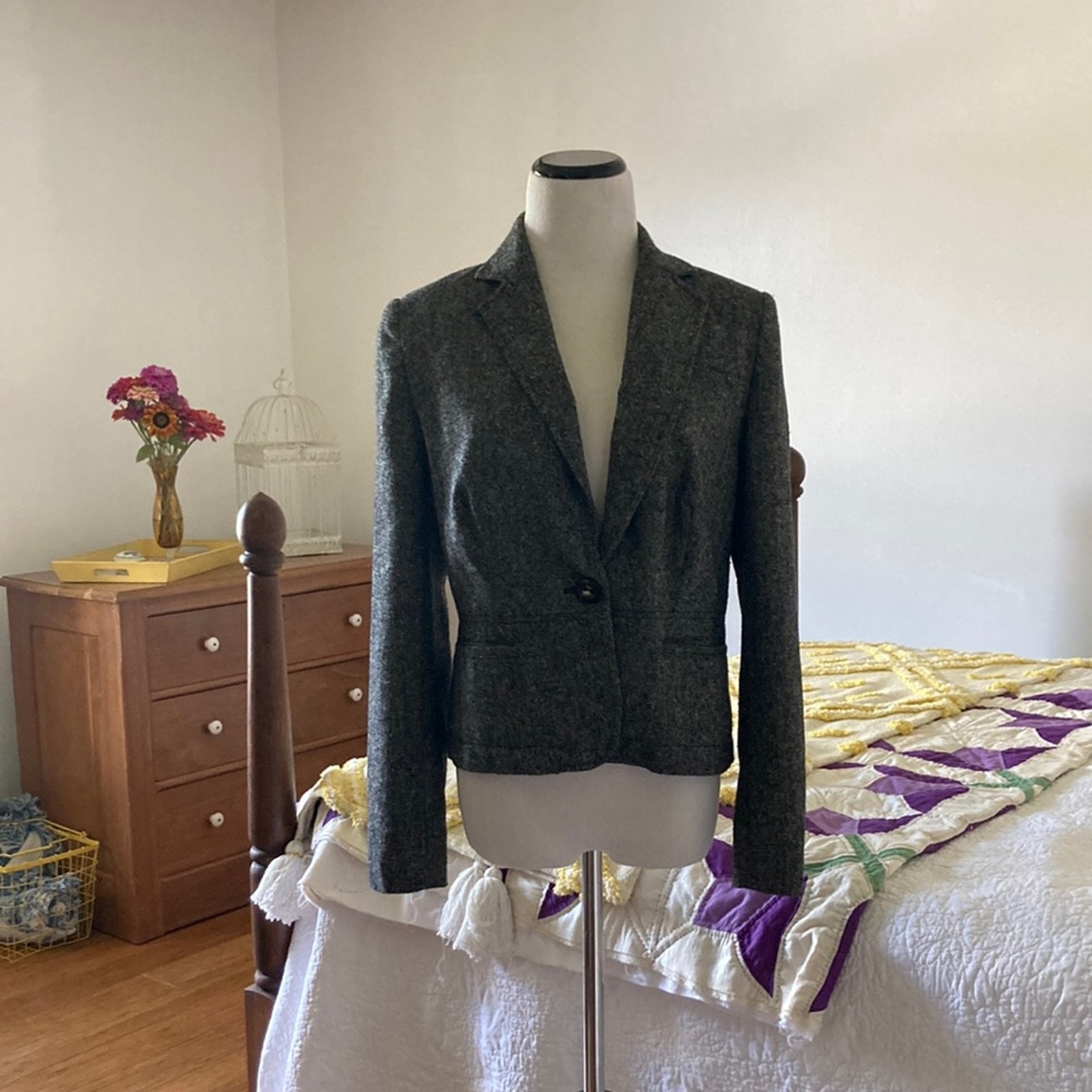 Dockers Charcoal Blazer, Size Xs